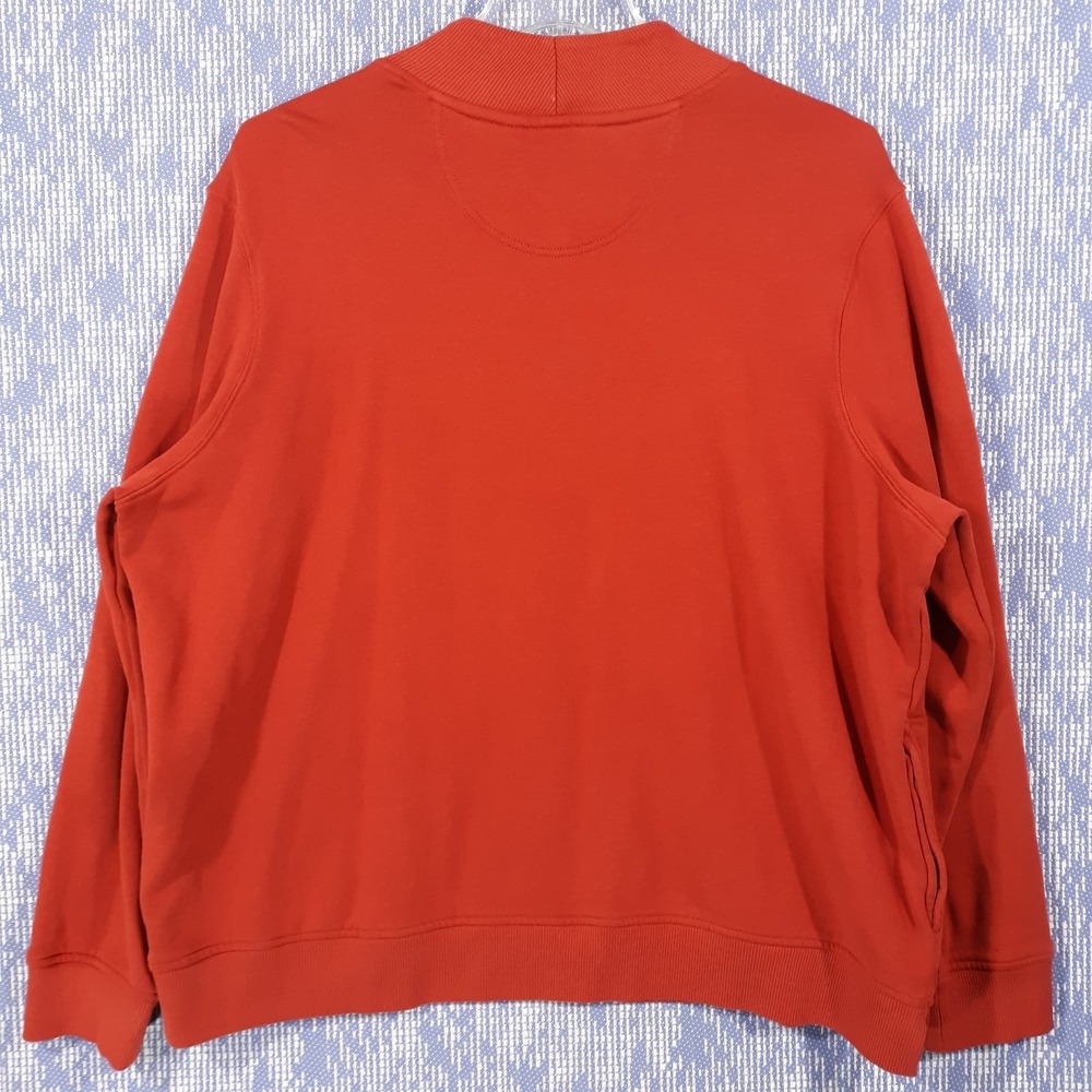 Carhartt Sweater Womens 2X Tencel Fiber Series Burnt Orange 1/4 Zip - Picture 8 of 10